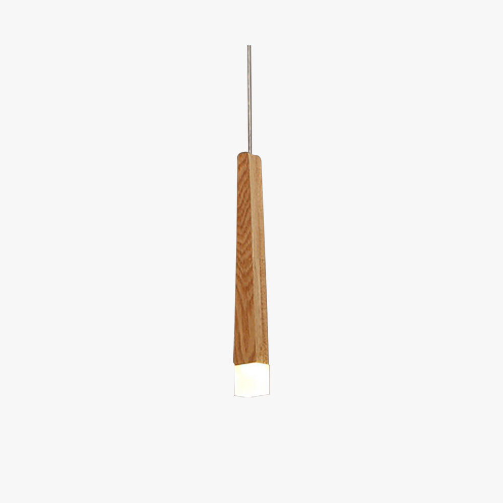 Muto Linéaire LED Suspension Bois/Acrylique Chambre à coucher Salle à manger - Neutralighting