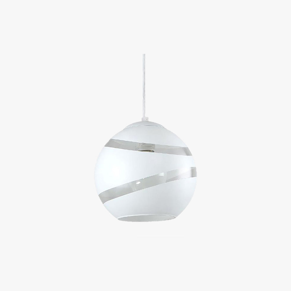 Valentina LED Suspension Noir/Blanc Metal Verre Salon Chambre à coucher - Neutralighting