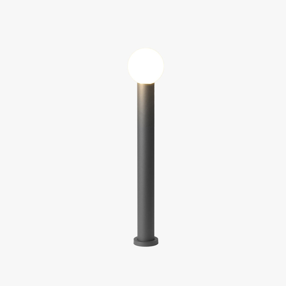 Ray Moderne LED Lampadaire Extérieur Noir Métal Allée Cour - Neutralighting