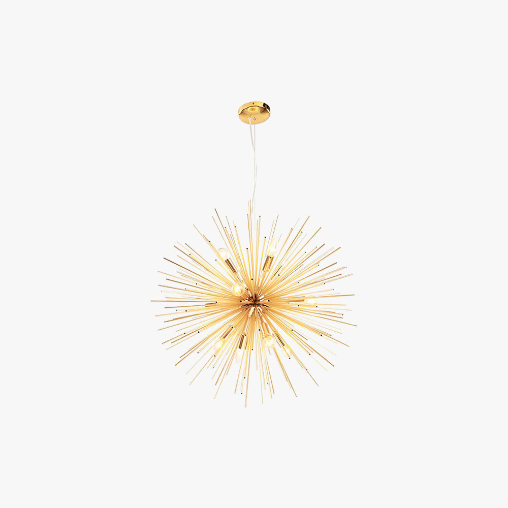 Valentina Design LED Suspension Or Métal Salle à manger Salon Chambre à coucher - Neutralighting