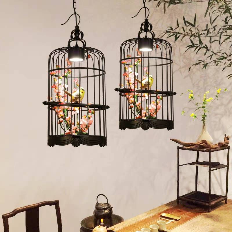 Arisha Art LED Suspension Noir Métal Chambre à coucher Salon - Neutralighting