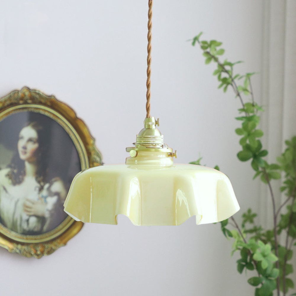 Valentina Vintage LED Suspension Métal/Verre Chambre À Coucher - Neutralighting