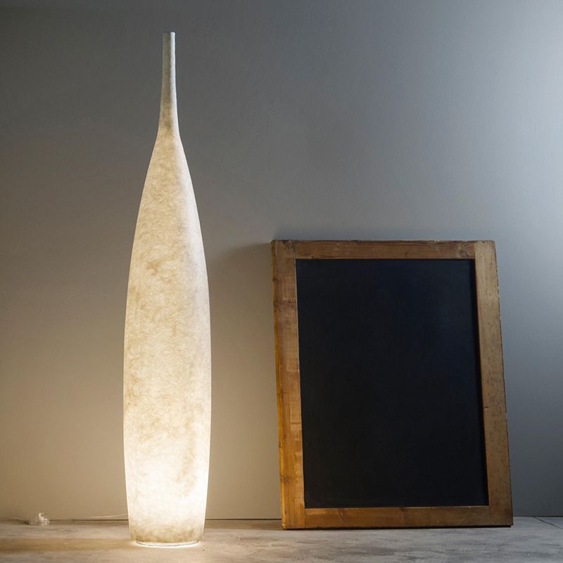 Avi Moderne LED Lampadaire Bouteille Blanc Jaune Bleu Résine Chambre