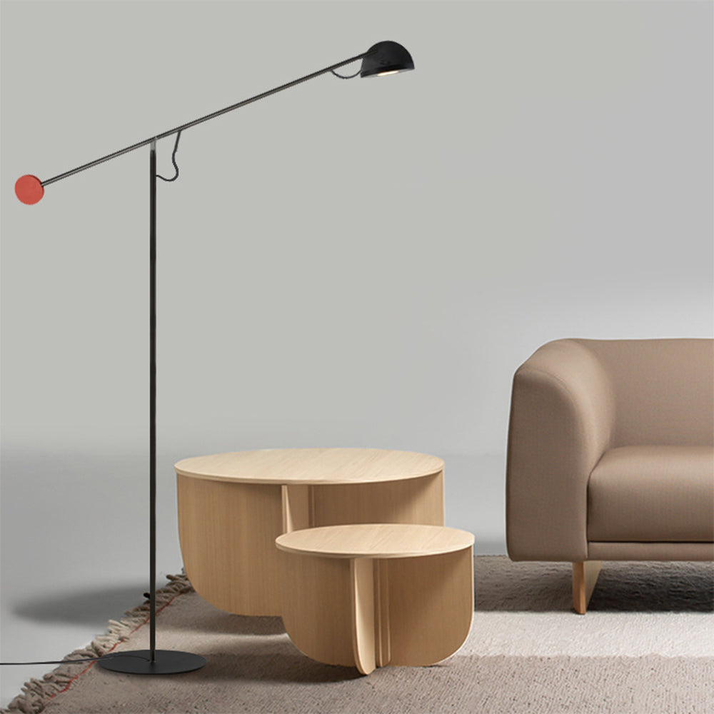 Arisha Design Lampadaire Linéaire Simple Métal Noir Salon/Chambre
