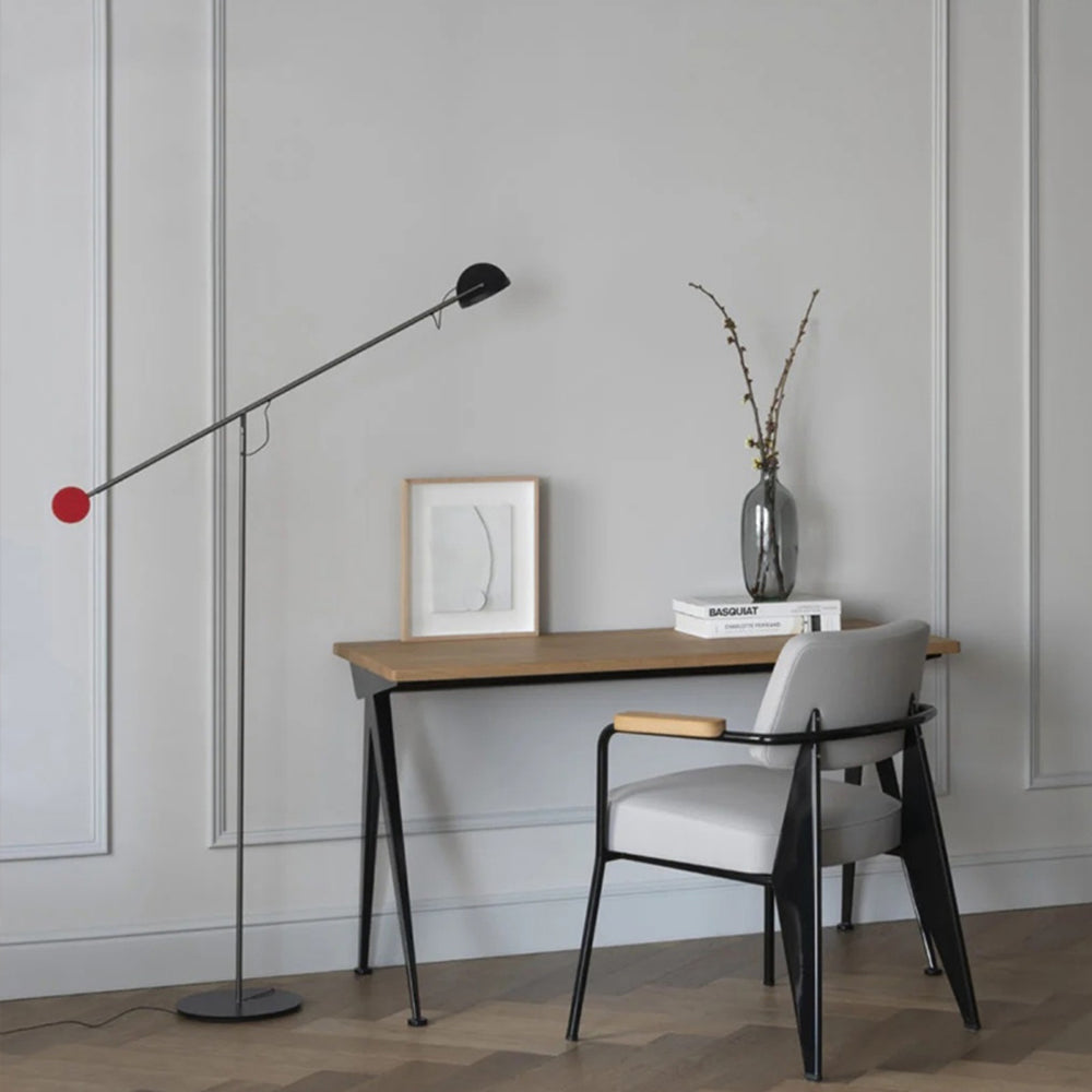 Arisha Design Lampadaire Linéaire Simple Métal Noir Salon/Chambre