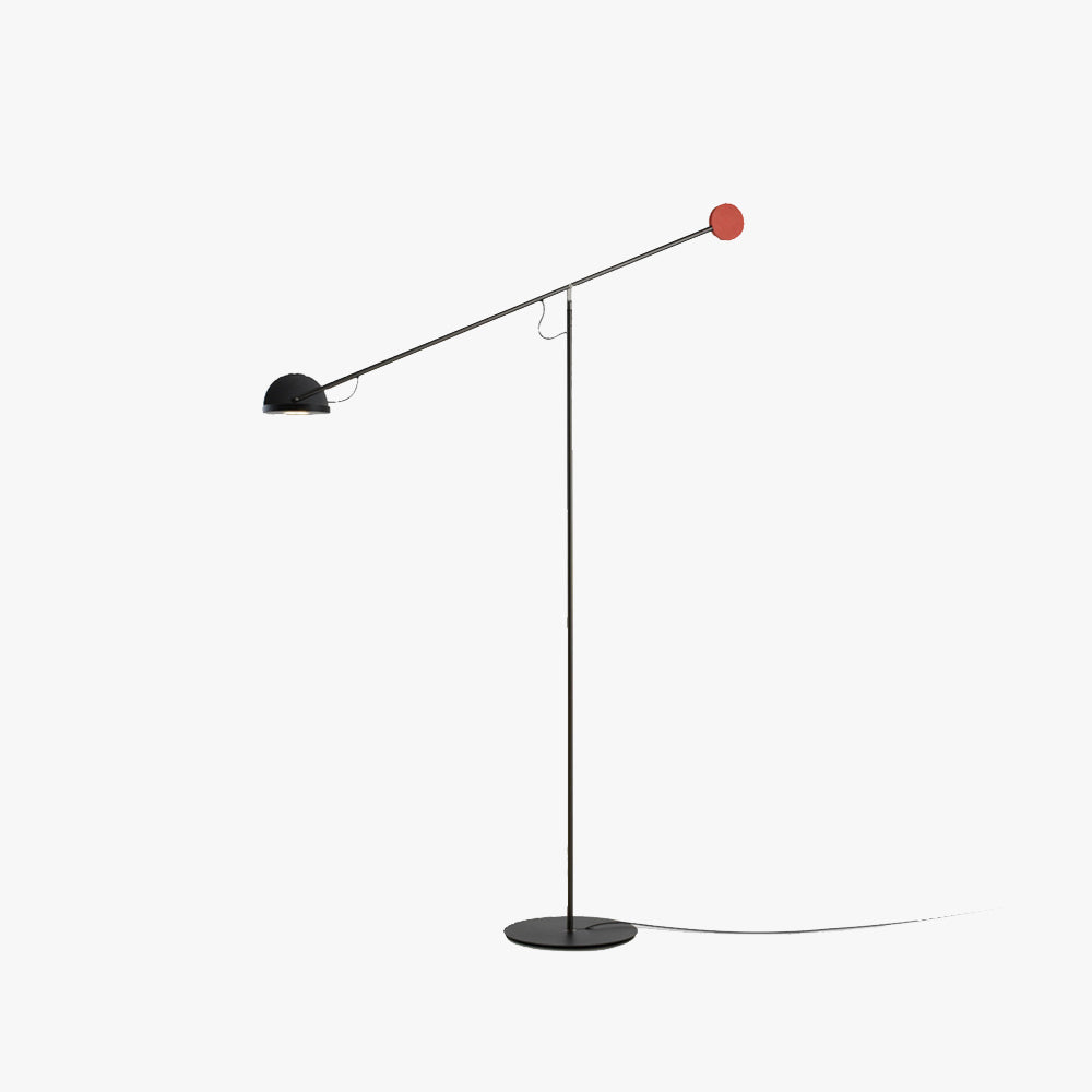 Arisha Design Lampadaire Linéaire Simple Métal Noir Salon/Chambre
