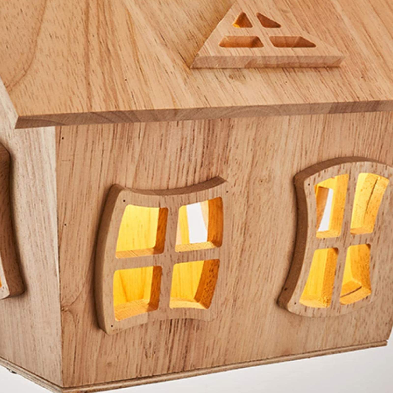 Aria Design LED Plafonnier Bois Métal Acrylique Salle Des Enfants