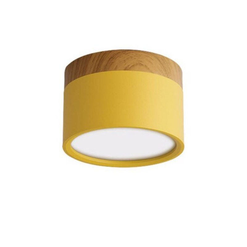 Jojo Petit Plafonnier Led Multicolor Bois Nordique. Couloir - Neutralighting