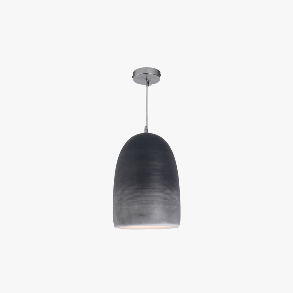 Arisha Suspension Pot Naturelle, Résine/Acrylique, Bleu/Noir/Gris, Chambre - Neutralighting