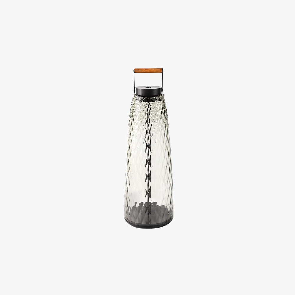 Valentina Lampadaire Lanterne Vintage, Métal/Verre, Clair, Extérieur - Neutralighting