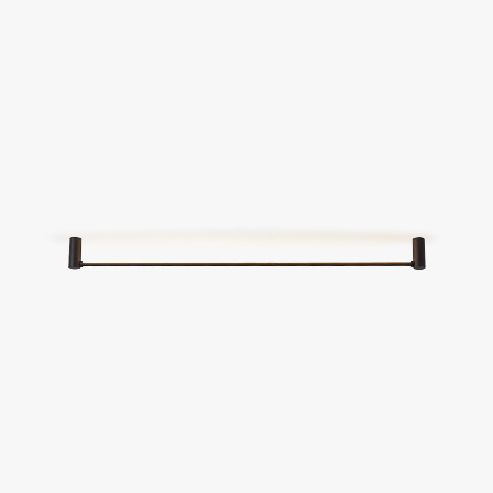 Ray Plafonnier Linéaire Minimaliste Métal/Acrylique Noir Salon/Chambre à Coucher - Neutralighting