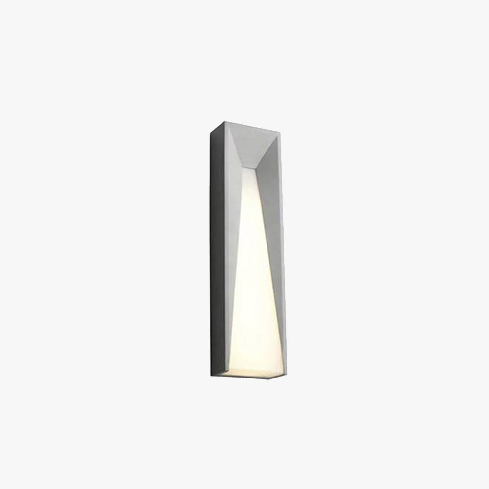 Ray Moderne LED Applique Murale Noir/Gris Métal Extérieur - Neutralighting