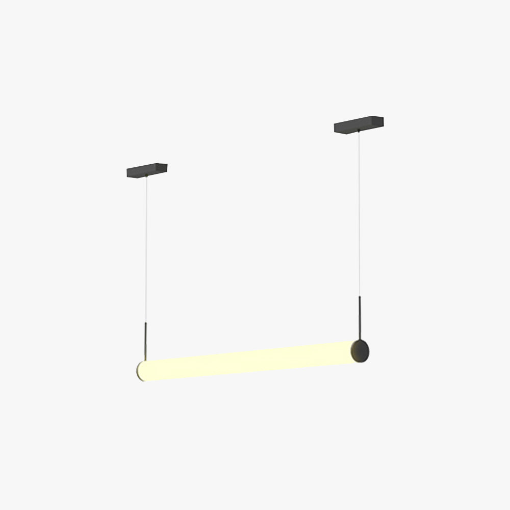 Ray Suspension Extérieure Cylindre Moderne, Métal/Acrylique, Noir/Blanc, Balcon - Neutralighting
