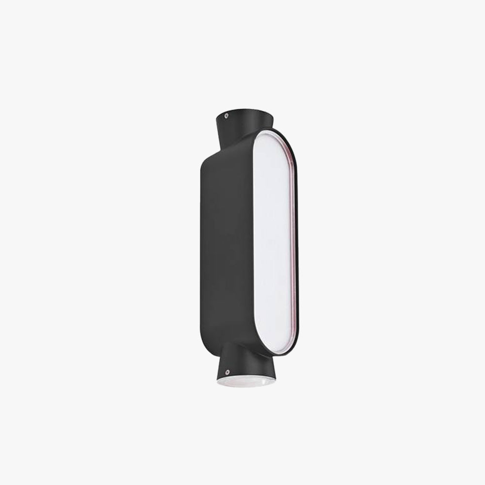 Ray Petie LED Applique Murale Noir Métal Acrylique Extérieur - Neutralighting