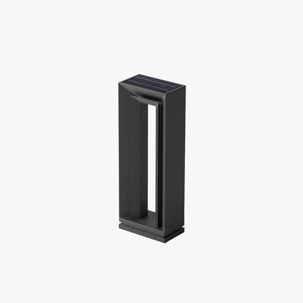 Ray Extérieure Rectangulaire Moderne, Métal/Acrylique, Noir, Extérieur - Neutralighting