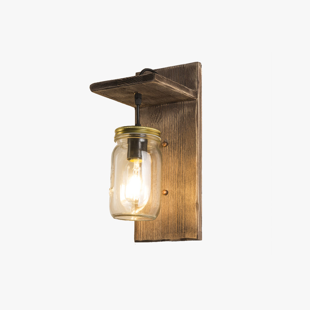 Epoch Applique Mutrale Pot, Métal et Bois