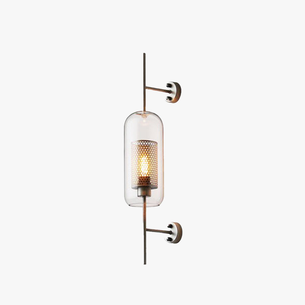Kiri Applique Murale Globe Vintage Cuivre/Argent. Salle de Bain - Neutralighting