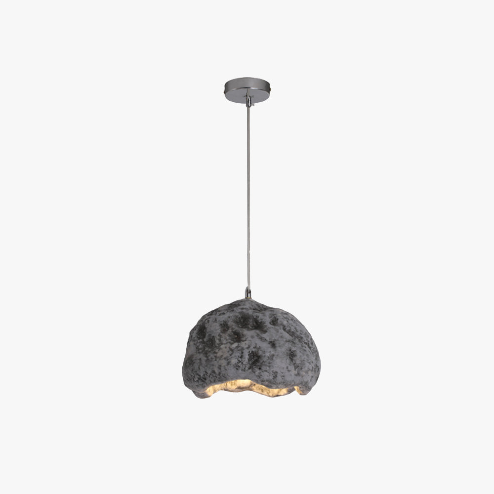 Avi Suspension Irrégulier Naturelle, Résine/Acrylique, Bois/Gris/Laiton, Chambre - Neutralighting