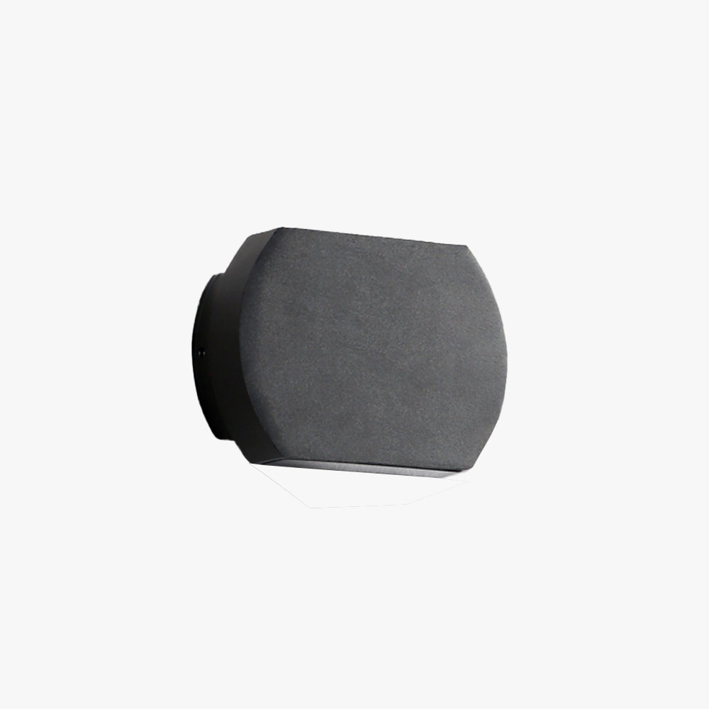 Ray Géométrique LED Applique Murale Noir Gris Métal Verre Cour - Neutralighting