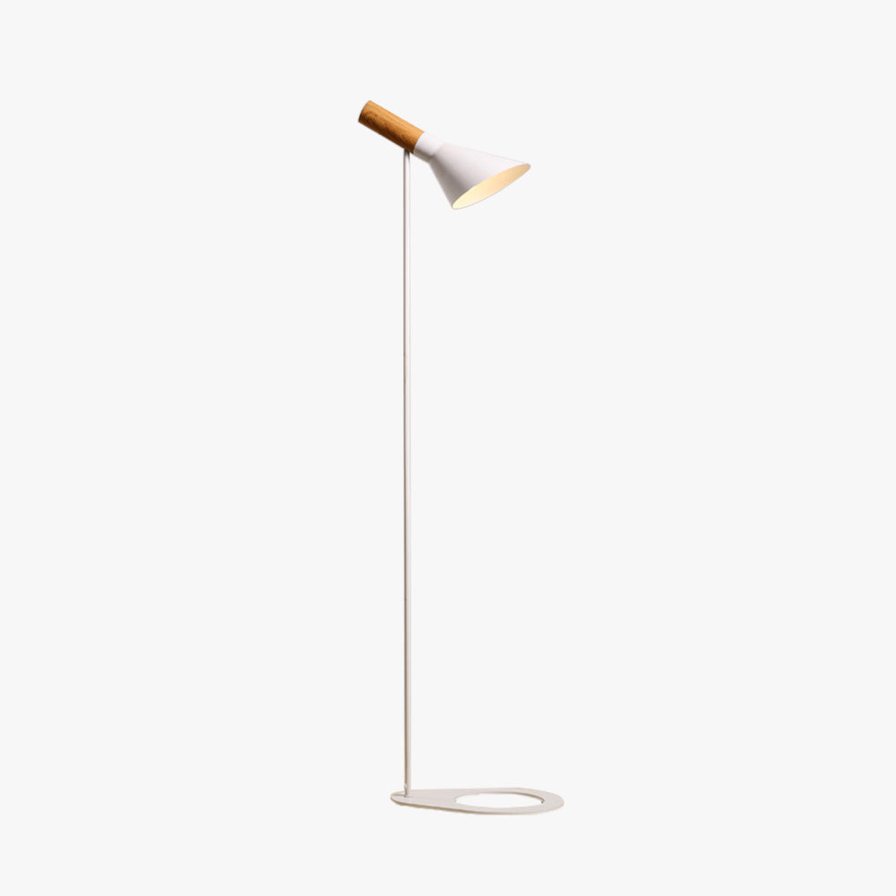 Arisha Design Lampadaire Minimalisme Métal Blanc/Noir Salon/Chambre à Coucher Intérieur