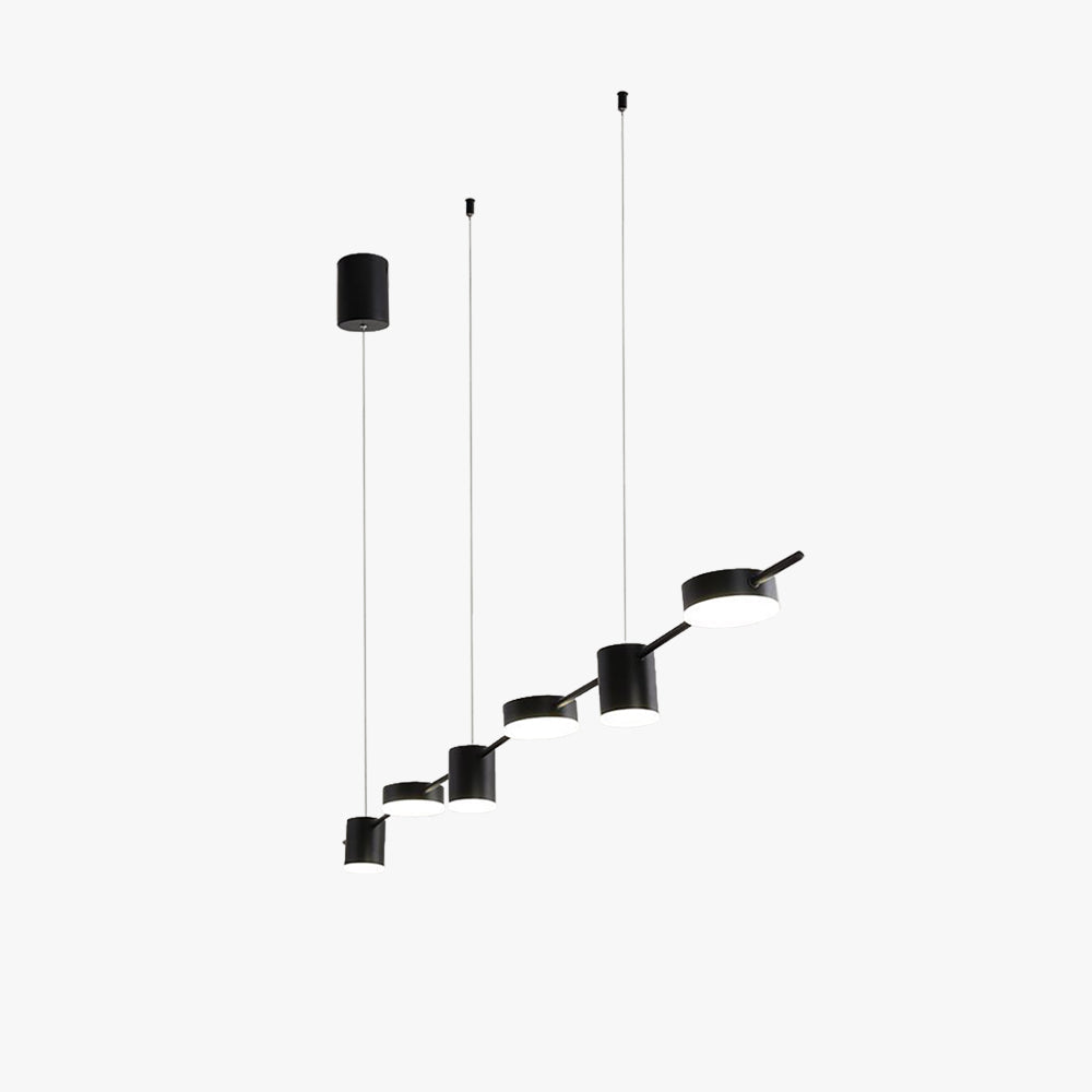 Arisha Modern LED Suspension Or Noir Métal Salon Chambre à Coucher - Neutralighting