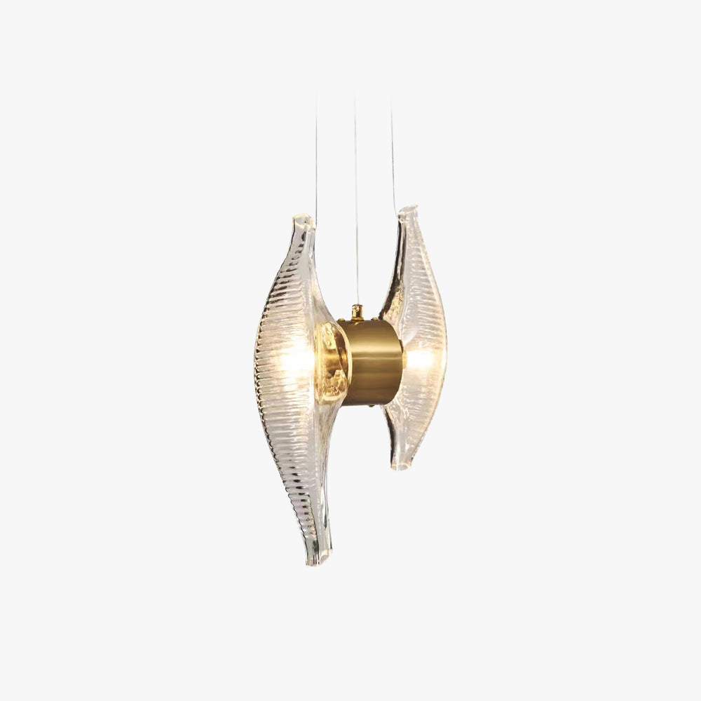 Kristy Suspension Irrégulier Nordique, Verre/Aluminium, Or, Salon - Neutralighting
