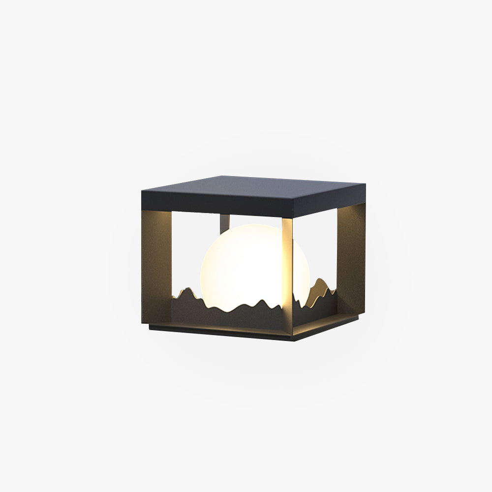 Ray Lampe de Poteau Solaire, Montagne, L 25/30/40CM