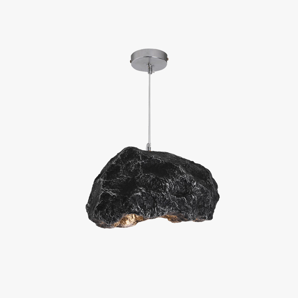 Avi Suspension Irrégulier Naturelle, Résine/Acrylique, Gris/Noir, Chambre - Neutralighting