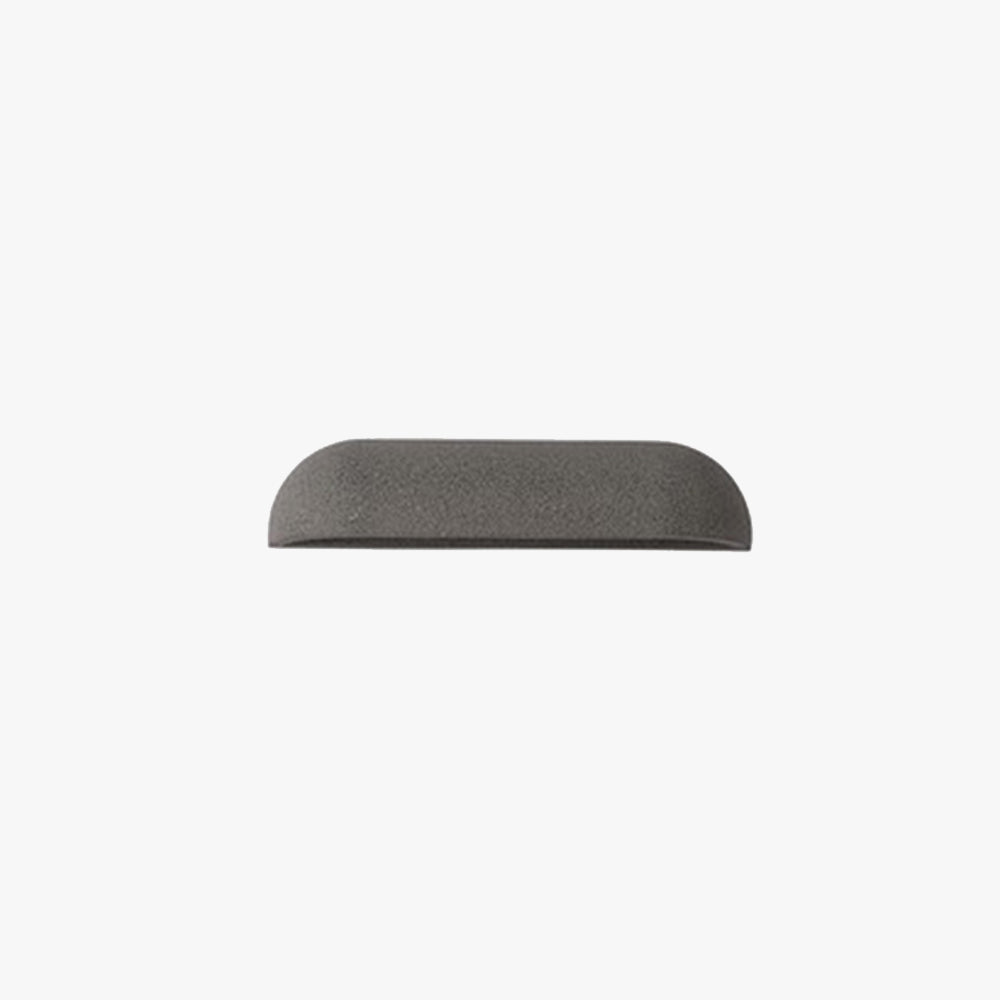 Ray Applique Demi-Elliptique Vintage, Métal/Pierre, Noir/Blanc, Terrasse - Neutralighting