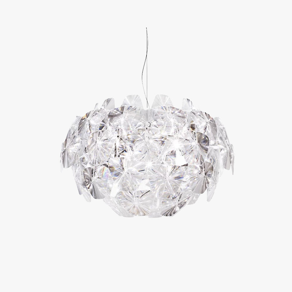 Arisha Suspension Globe Moderne, Metal/PVC, Transparent, Chambre