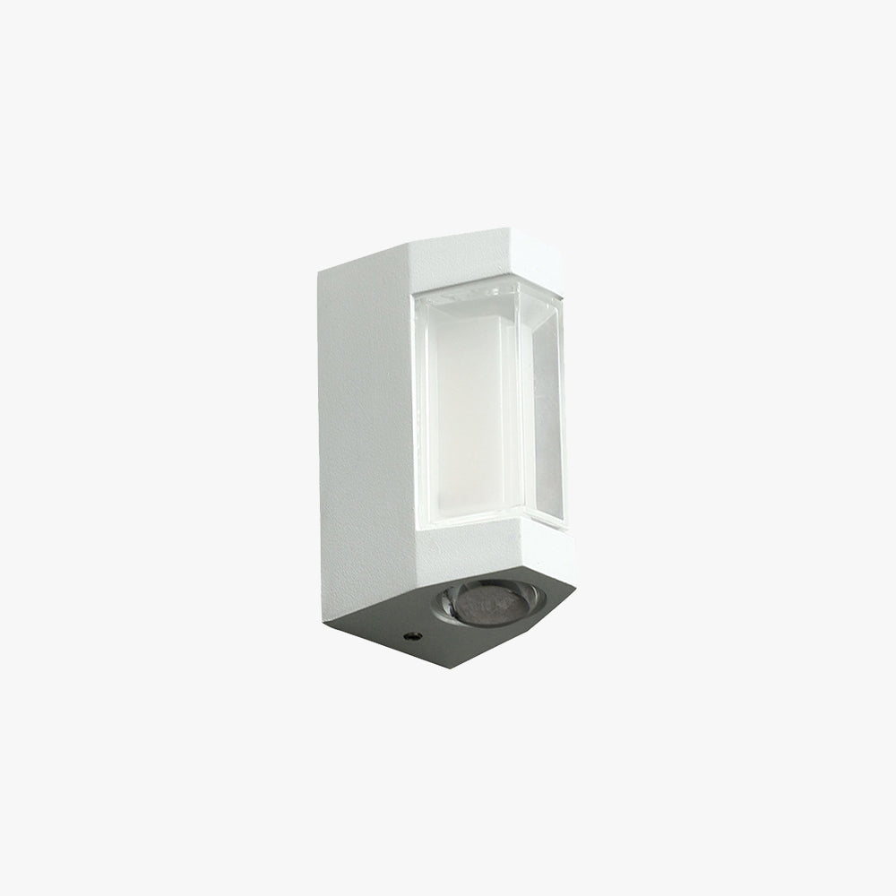 Ray Design LED Applique Murale Blanc/Noir Métal/Acrylique Extérieur - Neutralighting