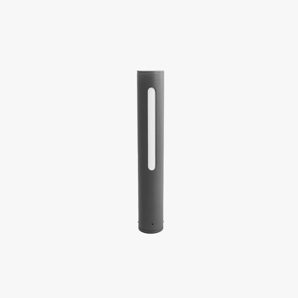 Ray Minimaliste LED Lampadaire Noir Métal/Acrylique Extérieur - Neutralighting