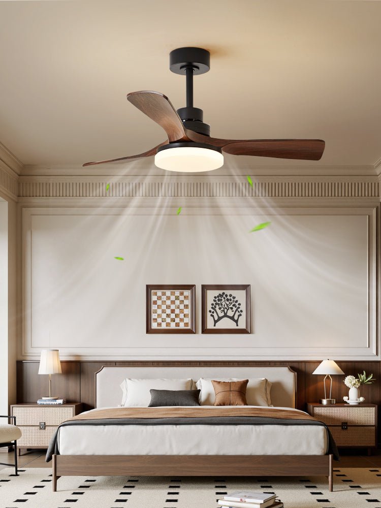 Plafonnier ventilateur moderne Ulvren avec télécommande