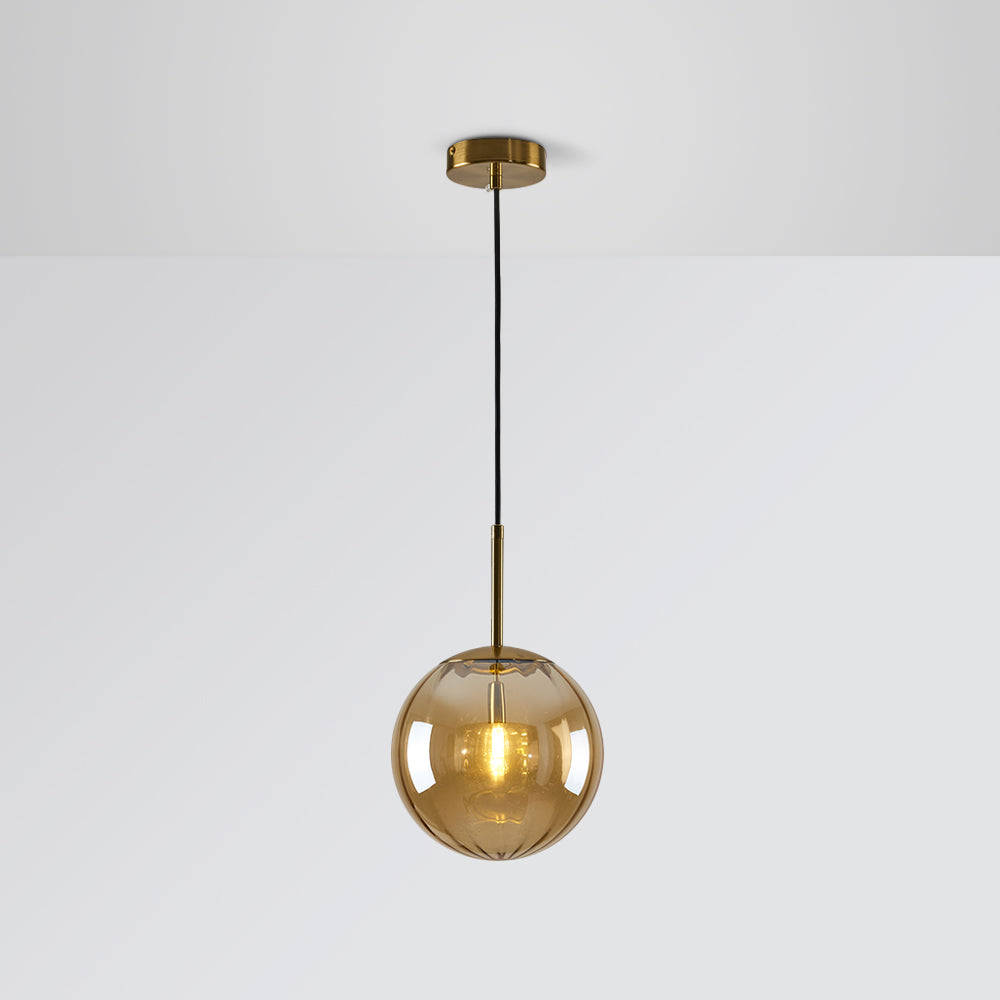 Lexa Suspension Boule Moderne Métal/Verre