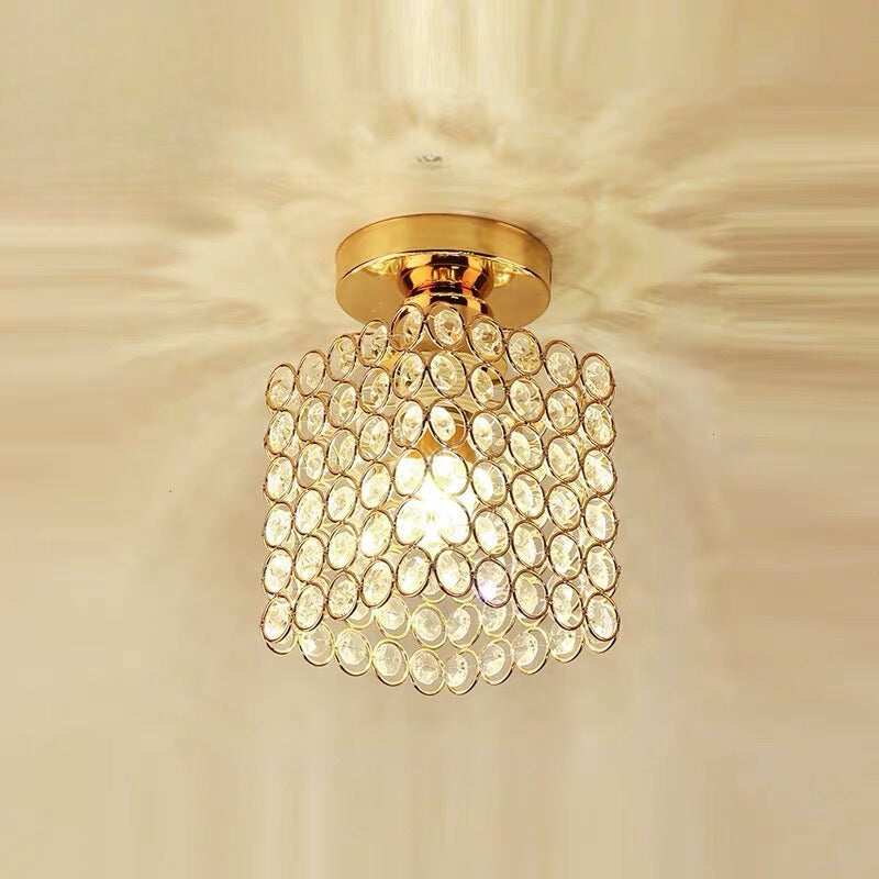Arisha Moderne Plafonnier Métal Verre Chambre À Coucher