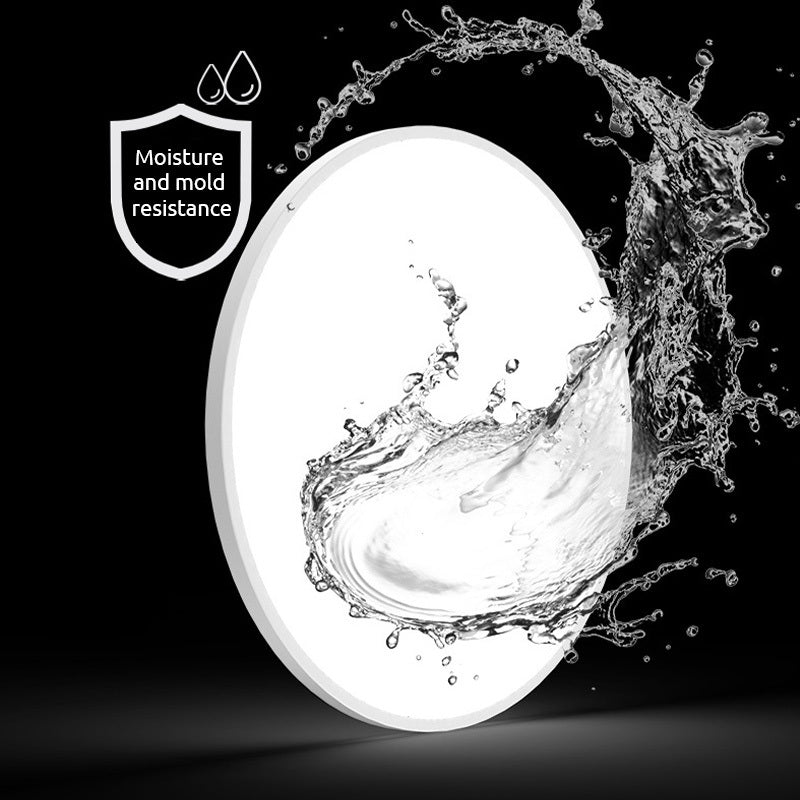 Yani Plafonnier Rond Moderne. Acrylique/ABS. Blanc/Noir. Salon - Neutralighting