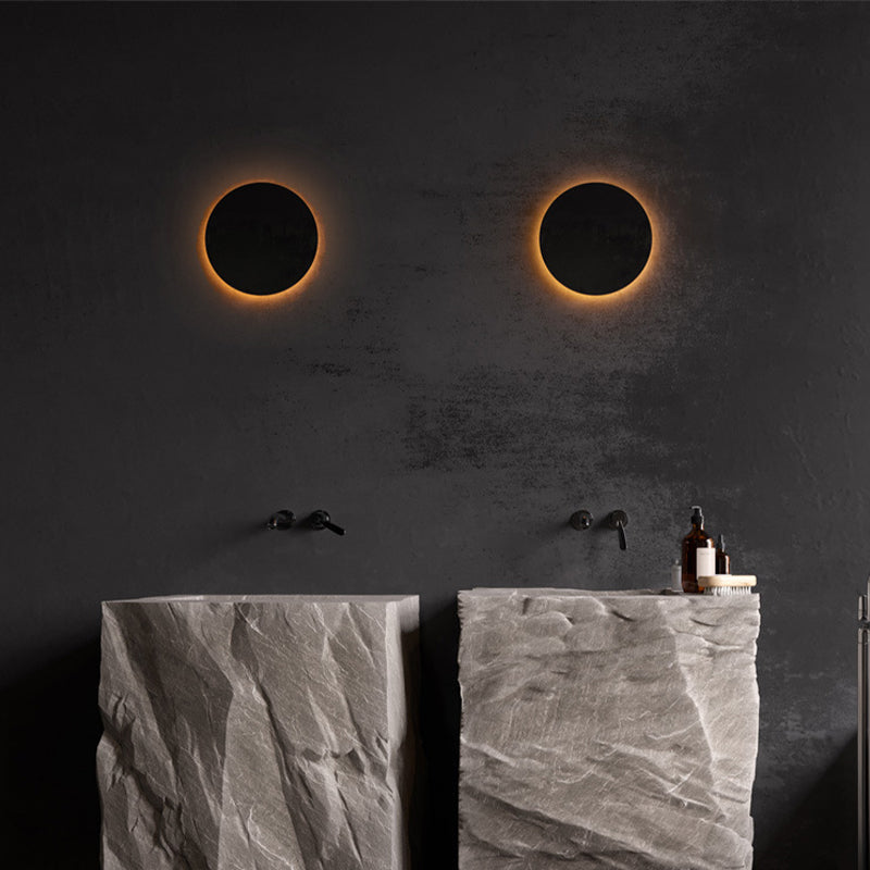 Klyne Applique Murale Rond/Carré Moderne Noir/Blanc. Cour - Neutralighting