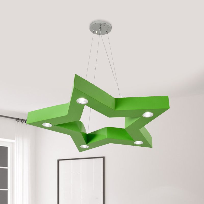 Aria Moderne LED Suspension Jaune Bleu Vert Métal Salle à Manger - Neutralighting