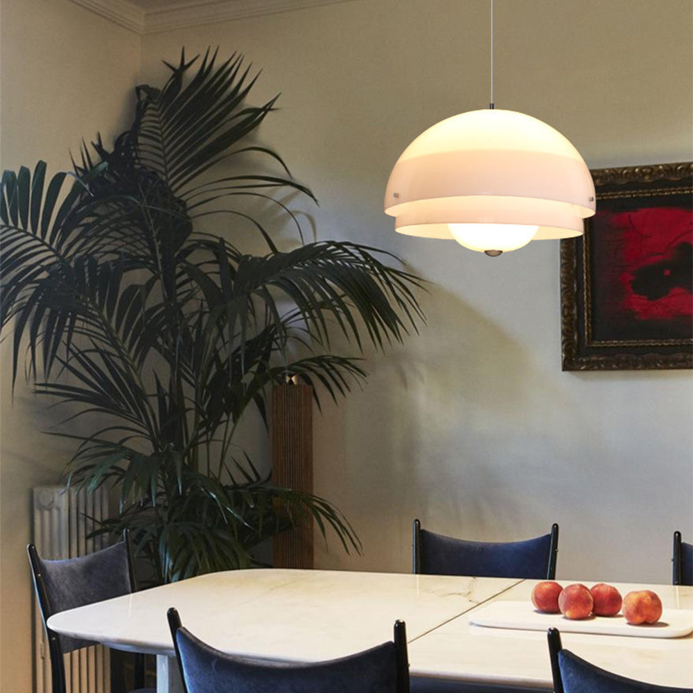 Arisha École du Bauhaus Nordique Simple Suspension Métal Acrylique Salle à Manger - Neutralighting