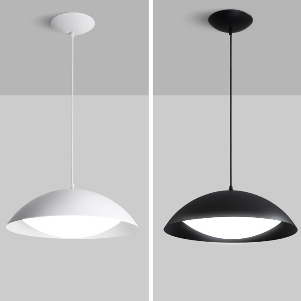 Valentina Suspension Moderne Minimaliste Blanc Métal Salle à Manger - Neutralighting