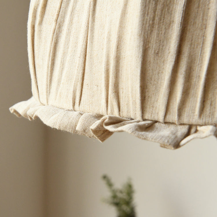 Arisha Suspension Dôme Vintage, Tissu, Beige, Salon/Chambre - Neutralighting
