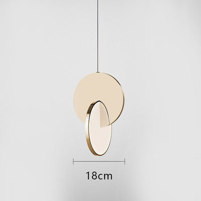 Arisha Luminaires Suspension Minimaliste Métal Or/Argent Salon - Neutralighting