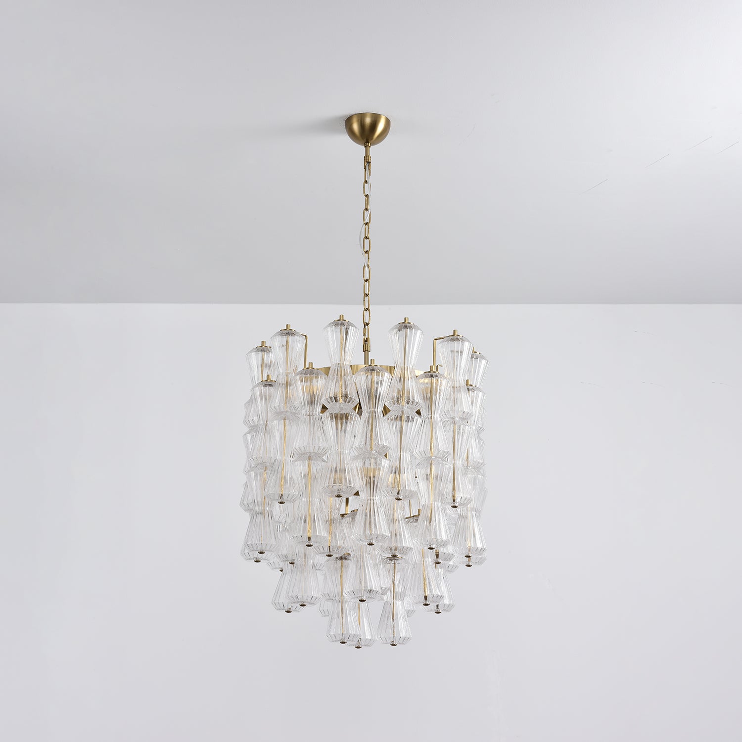 Aurora Chandelier Murano Glass Floral Cascade - Letslighting