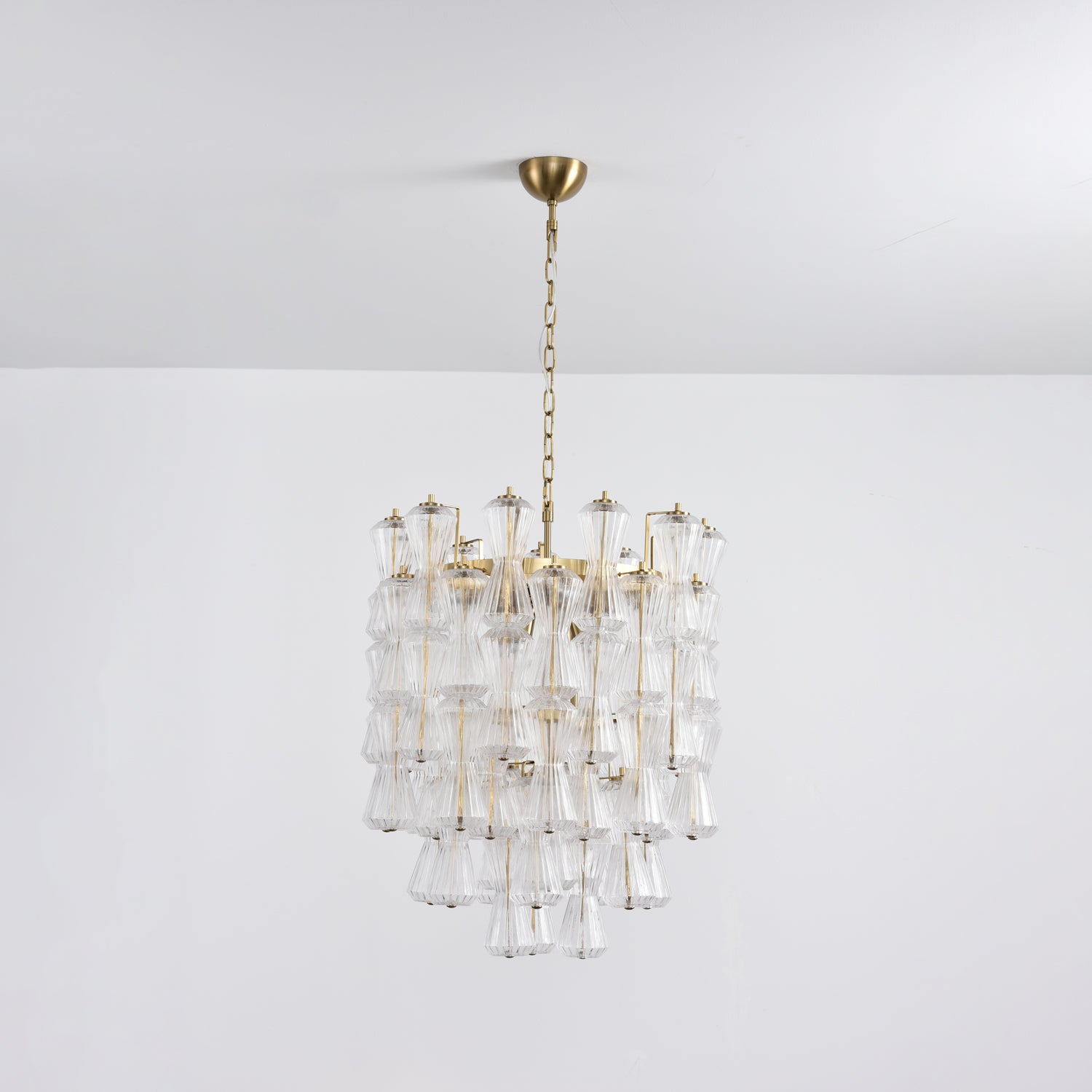 Aurora Chandelier Murano Glass Floral Cascade - Letslighting