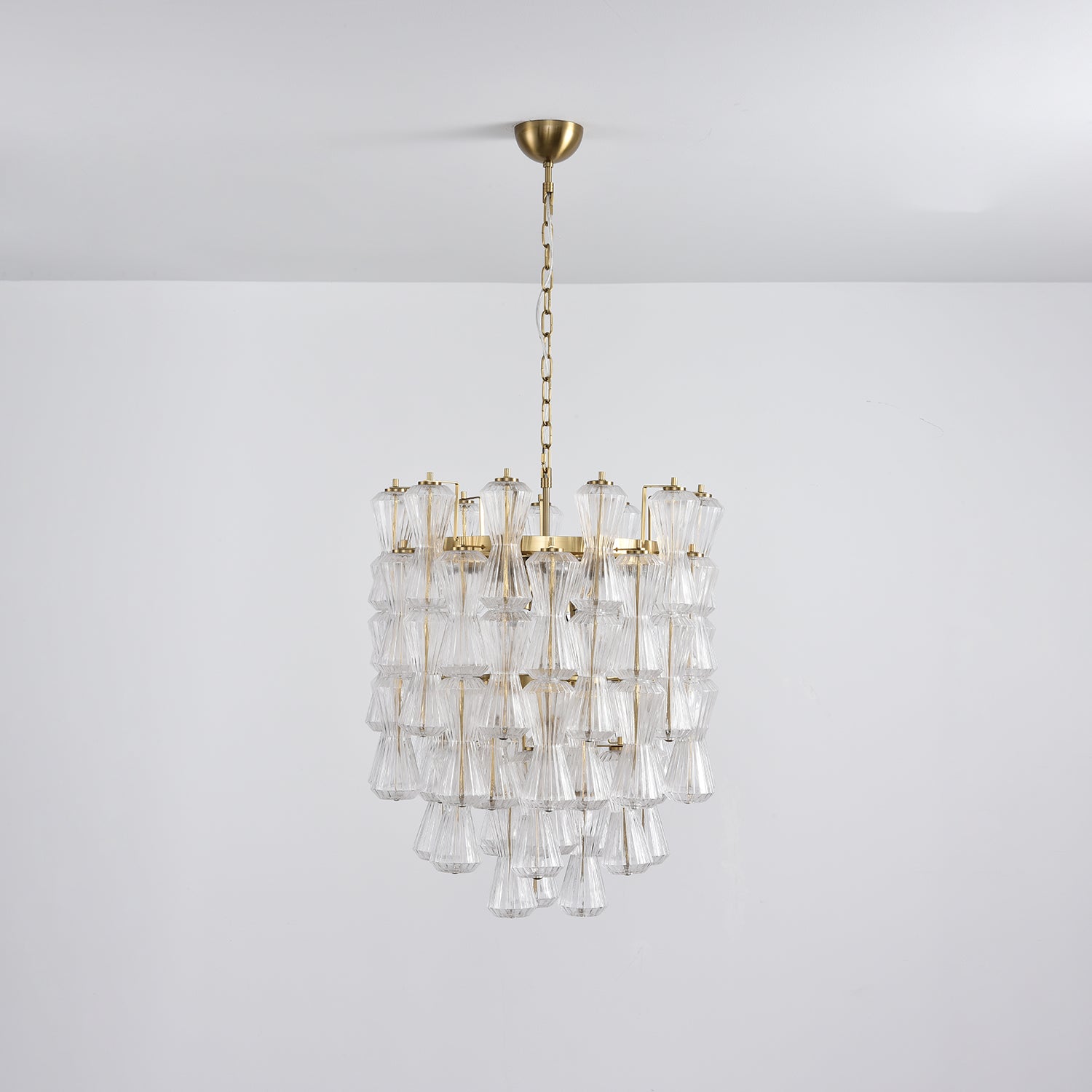 Aurora Chandelier Murano Glass Floral Cascade - Letslighting