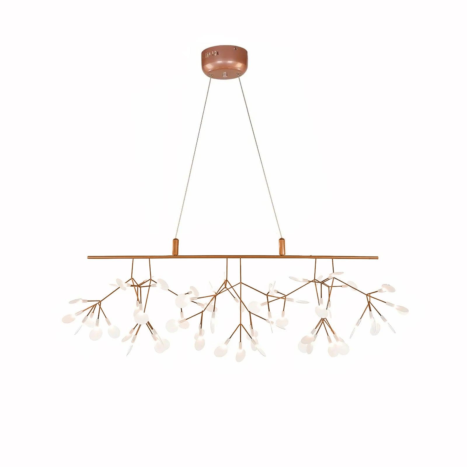 Lustra Chandelier LED À Branches Longues Et Linéaires Artistiques - Neutralighting