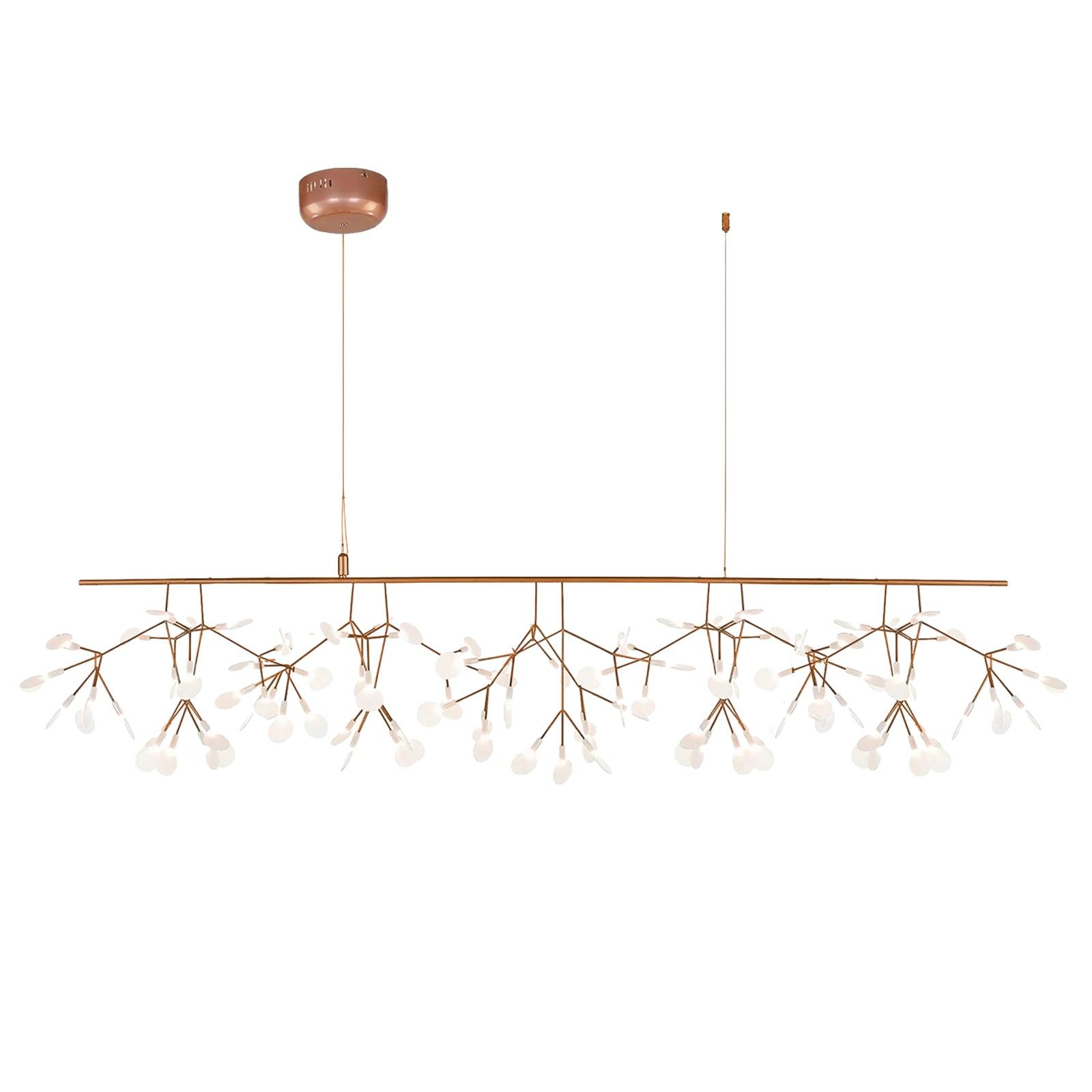 Lustra Chandelier LED À Branches Longues Et Linéaires Artistiques - Neutralighting