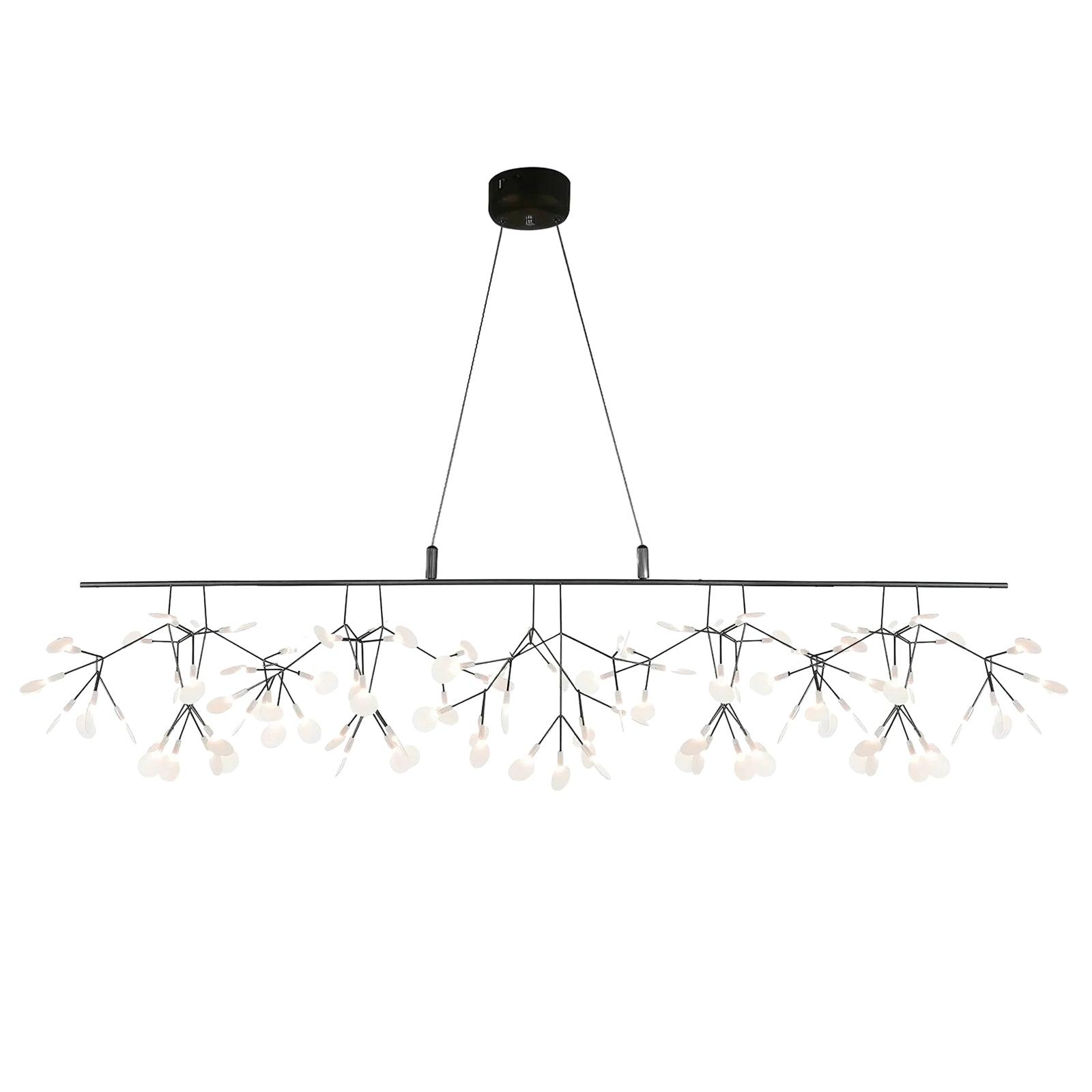 Lustra Chandelier LED À Branches Longues Et Linéaires Artistiques - Neutralighting