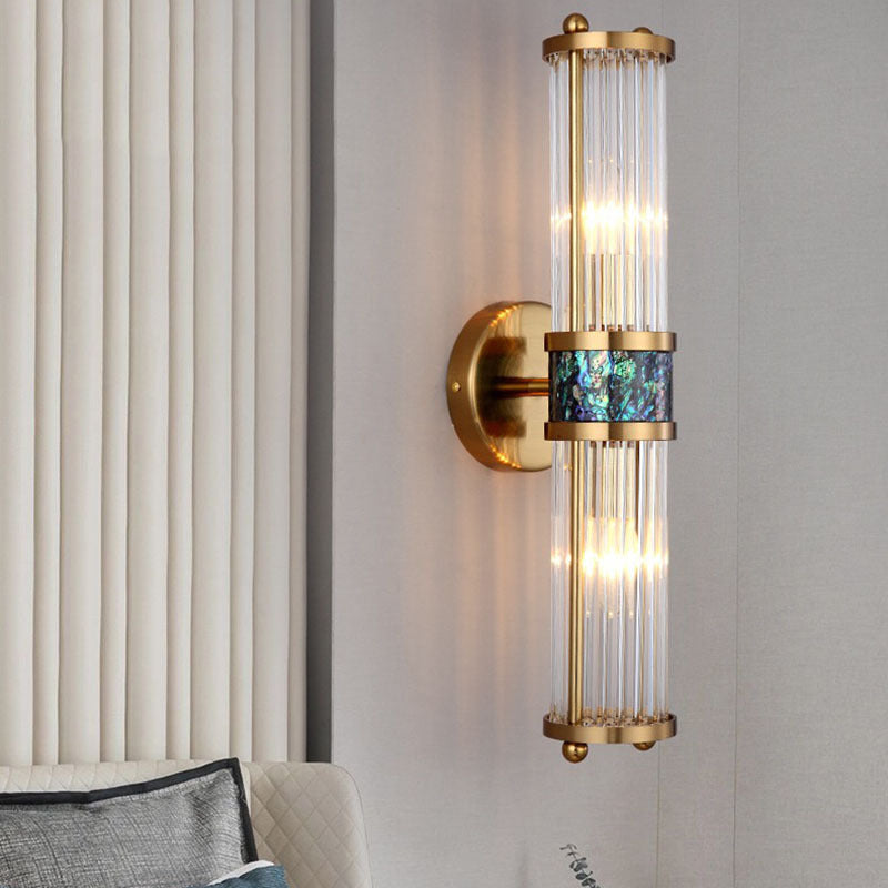 Ray Applique Murale de luxe en cristal de lumière Lampe de chevet à coquille simple pour chambre - Neutralighting