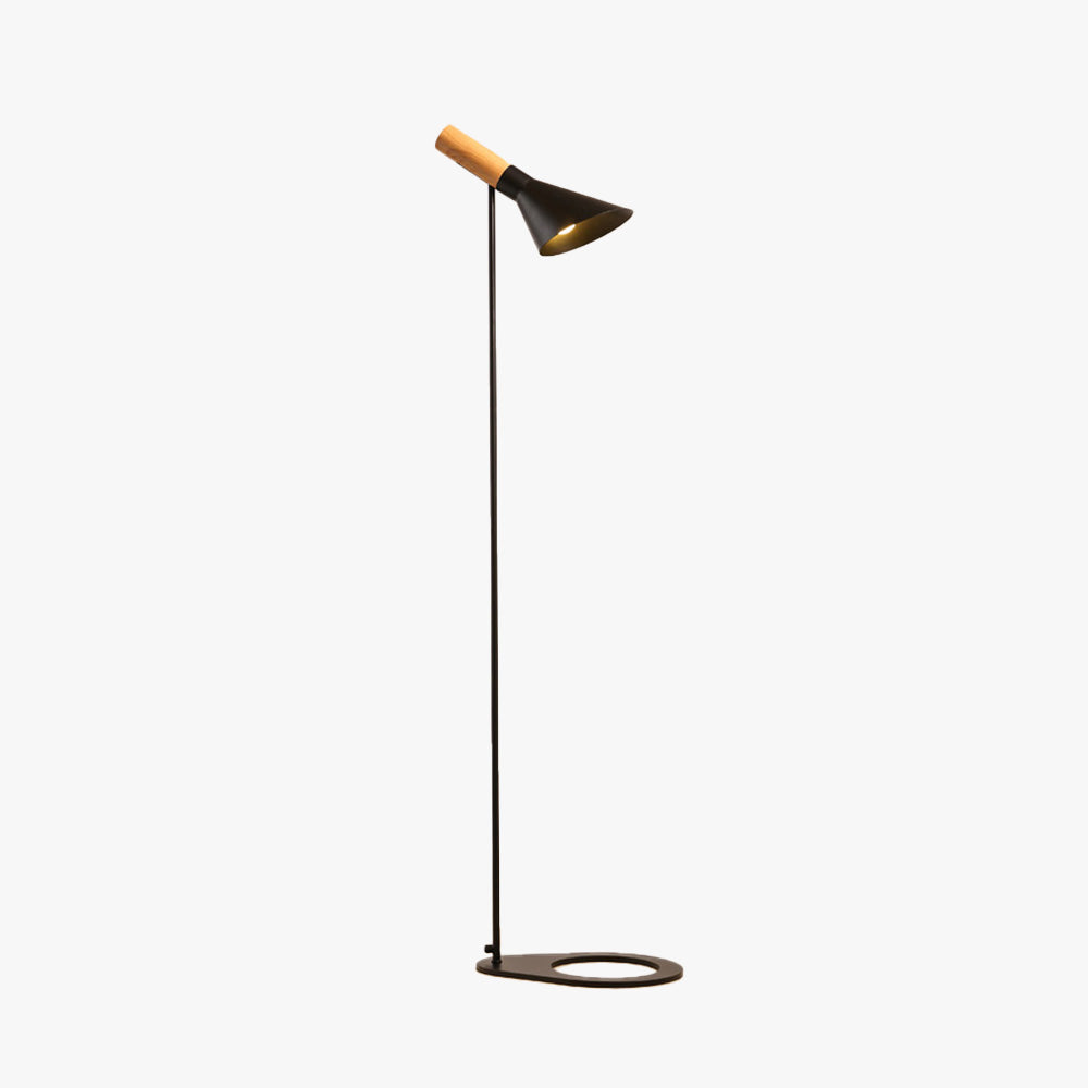 Arisha Design Lampadaire Minimalisme Métal Blanc/Noir Salon/Chambre à Coucher Intérieur